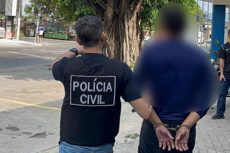 O homem de 27 anos foi preso nesta quarta-feira (24), no bairro Monte das Oliveiras, zona norte de Manaus (F0to: Divulgação/PC-AM)