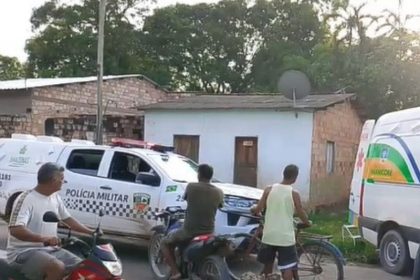 Polícia prendeu suspeito de homicídio do próprio irmão horas depois do ataque (Foto: WhatsApp/Reprodução)
