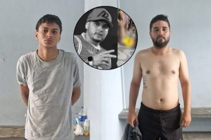 Foram presos João Lucas Pimenta de Jesus, 24, vulgo Lukinha (à esquerda), e Yago dos Santos Matos, 28 (à direita) (Foto: WhatsApp/Reprodução)