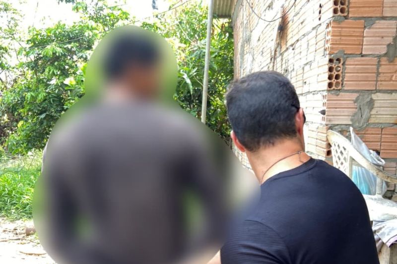O guarda municipal, que não teve o nome revelado, foi preso pela Polícia Civil do Amazonas (Foto: PC-AM/Divulgação)