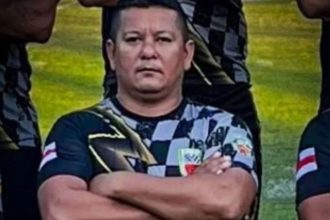 O soldado Diego Nunes Cunha, 37 anos, morreu depois de passar mal durante campeonato (Foto: WhatsApp/Reprodução)