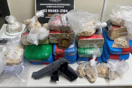 As investigações, que duraram 20 dias, identificaram imóvel do suspeito como depósito de drogas (Foto: Divulgação/PC-AM)