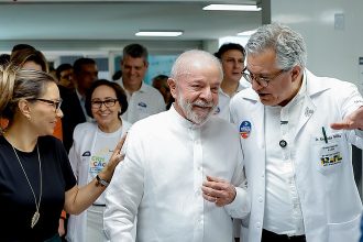 Lula no Hospital Universitário de Brasília