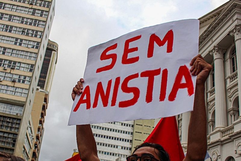 Protesto será contra anistia para condenados por atos golpistas no 8/1 (Foto: Juliana Barbosa / MST-PR)