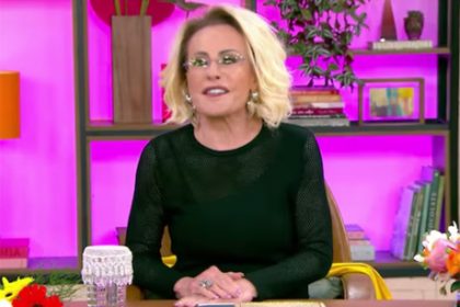 Ana Maria Braga disse que deixou o 'Mais Você' às pressas para ir ao banheiro (Imagem: TV Globo/Reprodução)
