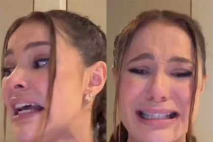 Mirela Janis chorou ao contar que foi assaltada (Imagem: Instagram/Reprodução)