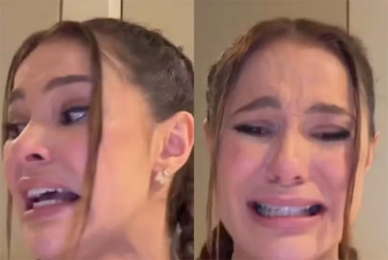 Mirela Janis chorou ao contar que foi assaltada (Imagem: Instagram/Reprodução)