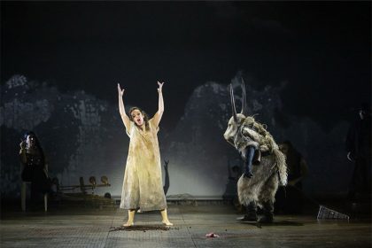 A soprano Berna Perles em cena de ‘Yerma’: ópera produzida em Manaus e encenada na Espanha (Foto: SEC/Divulgação)