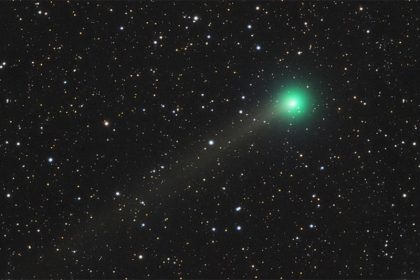 Cometa Lemmon poderá ser registra em imagens com câmeras expostas durante longo tempo (Imagem: Nasa/Divulgação)