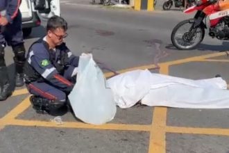 A promotora de vendas Kathellen Fabrine, de 22 anos, morreu em um acidente de trânsito na manhã desta quinta-feira (23) (Foto: WhatsApp/Reprodução)