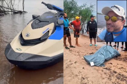 O representante comercial Tiago Pereira, 37 anos, morreu afogado na tarde deste domingo (19) (Foto: Rede social/reprodução)