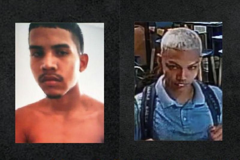 Hugo (à esquerda) e “Dentinho” (à direita) são procurados pela polícia (Foto: Divulgação)
