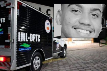 O motociclista Jorge Lucas Gonçalves Bonates, de 22 anos, morreu no Hospital e Pronto-Socorro 28 de Agosto (Foto: WhatsApp/Reprodução)