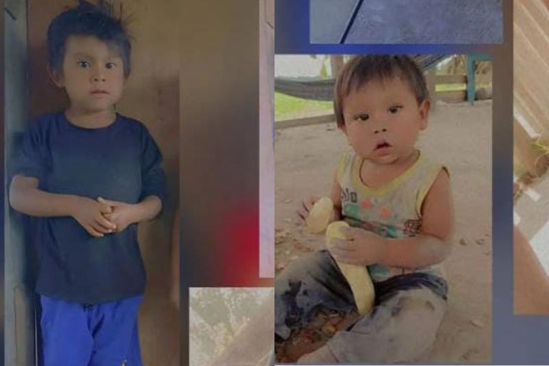 Crianças indígenas Sateré-Mawé foram mortas pelo irmão adolescente (Foto: WhatsApp/Reprodução)