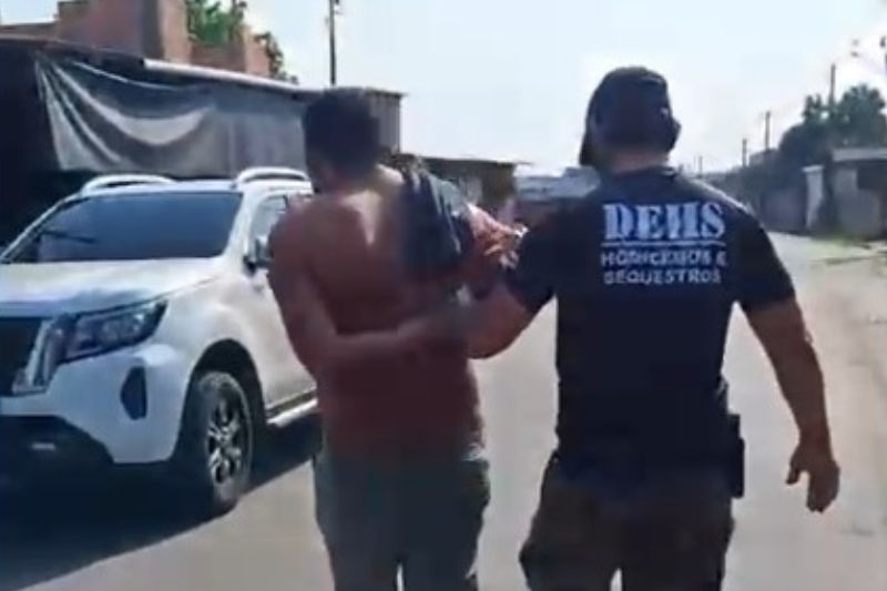 Marlison Batista, 37 anos, foi preso pela Polícia Civil do Amazonas (Foto: Rede social/reprodução)