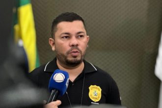 O delegado Paulo Barros, da Polícia Civil de Itacoatiara, detalhou a investigação do caso (Foto: Beatriz Sampaio/PC-AM)