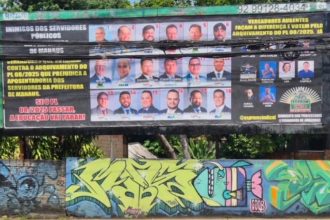 Foram expostos os 18 vereadores que votaram contra o arquivamento da matéria (Foto: Redesocial/reprodução)