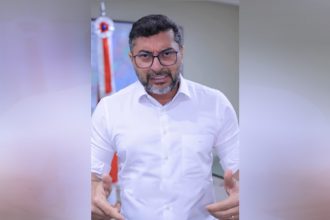 Wilson Lima em cena de vídeo no qual declara apoio a operação contra o Comando Vermelho no Rio (Imagem: Instagram/Reprodução)