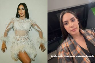 Isabelle Nogueira mostro a roupa que havia preparado para o evento (Foto: Divulgação/Instagram)