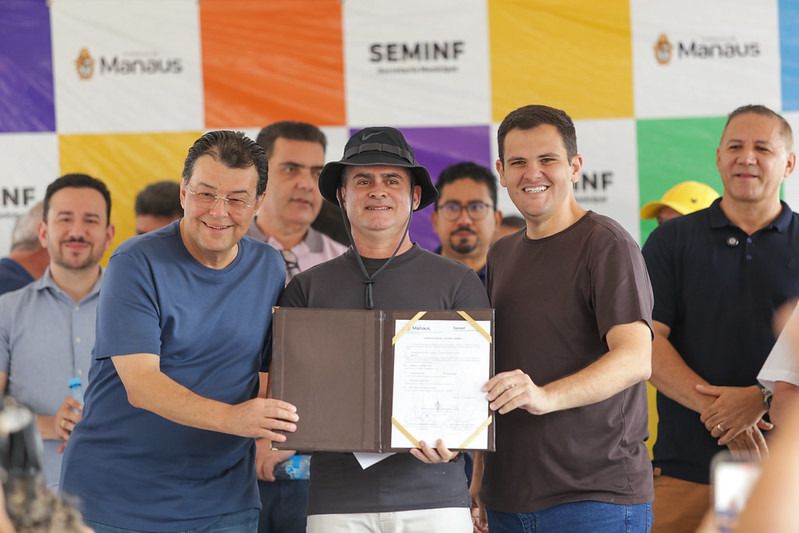 Eduardo Braga, David Almeida e Renato Jr.