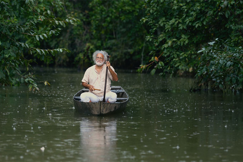 Catatau Batera batera em cena de 'Catador de Sons': inspiração nos rios da Amazônia (Foto: Divulgação)