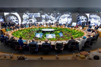 Reunião de líderes mundiais na COP30 em Belém: conferência do clima é desconhecida para 48% dos brasileiros (Foto: Ricardo Stuckert/PR)