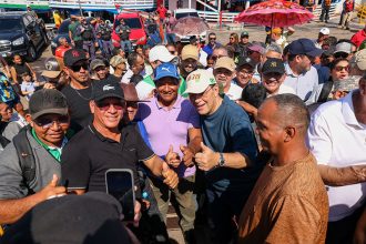 Senador Eduardo Braga em Beruri