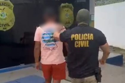 O suspeito foi preso pela Polícia Civil em Beruri (Foto: Divulgação)