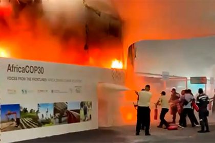 fogo na COP30