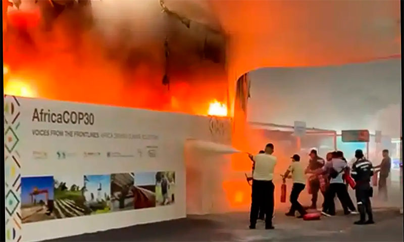 fogo na COP30