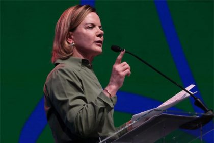 Ministra Gleisi Hoffmann critica PL Antifacção e mudanças feitas pelo relator (Foto: Gil Ferreira/SRI-PR)
