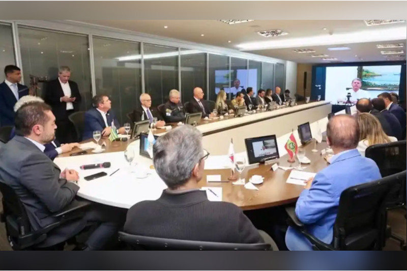 Governadores de direita reunidos no Rio: letalidade policial é maior na maioria dos governos desses gestores (Secom/Gov. RJ)