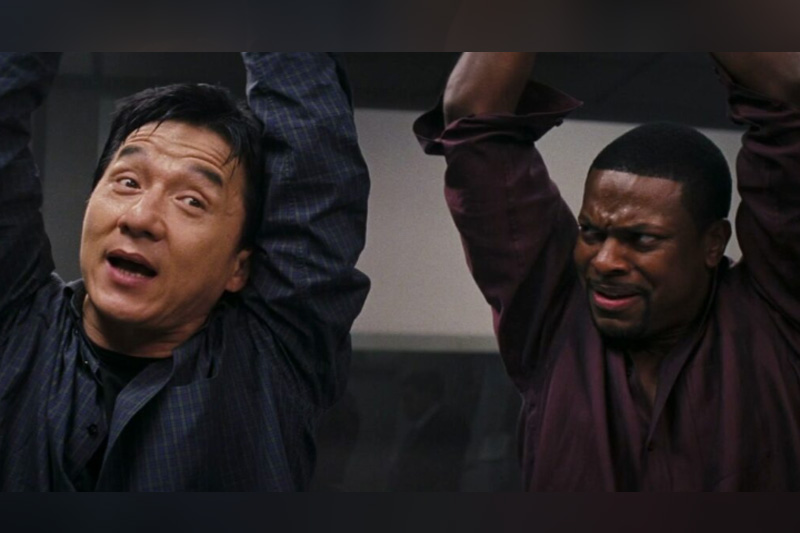 Atores Jackie Chan e Chris Tucker são as estrelas de ‘A Hora do Rush’ (Imagem: Paramount/YouTube/Reprodução)