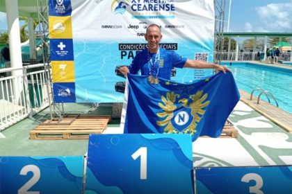 Aos 50 anos, Jean Dias é campeão do Meeting de Fortaleza (Foto: Nacional FC/Divulgação)