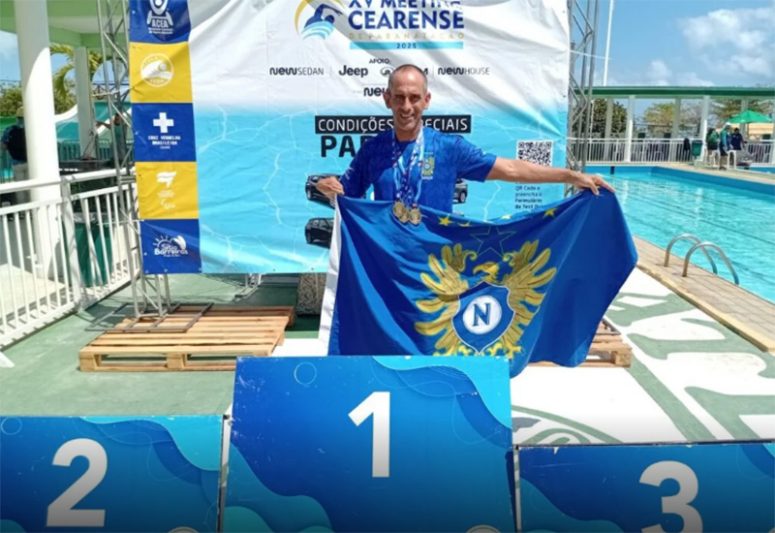 Aos 50 anos, Jean Dias é campeão do Meeting de Fortaleza (Foto: Nacional FC/Divulgação)