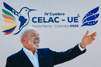 Lula em evento na Colômbia