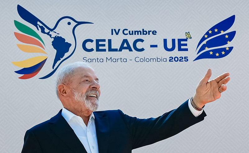 Lula em evento na Colômbia