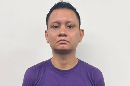 Rickson Wesley Gonçalves Garcia, de 28 anos, foi preso pela Rocam (Foto: WhatsApp/Reprodução)