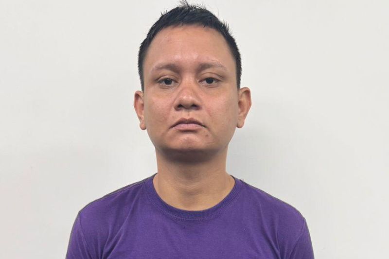 Rickson Wesley Gonçalves Garcia, de 28 anos, foi preso pela Rocam (Foto: WhatsApp/Reprodução)