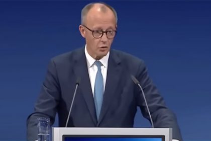 Friedrich Merz disse que alemães estavam felizes em deixar Belém (Imagem: CNN/YouTube/Reprodução)