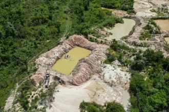 Garimpo ilegal no Amazonas: facções investem na atividade (Foto: Polícia Federal/Divulgação)