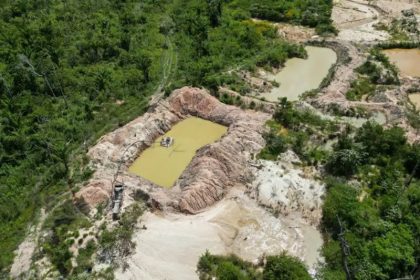 Garimpo ilegal no Amazonas: facções investem na atividade (Foto: Polícia Federal/Divulgação)