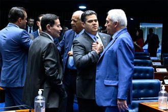 Davi Alcolumbre e Otto Alencar