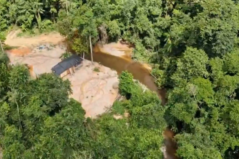 Garimpo: barragem rompeu e poluiu rios no Amapá. MPF quer indenização (Imagem: Gov. Amapá/YouTube/Reprodução)