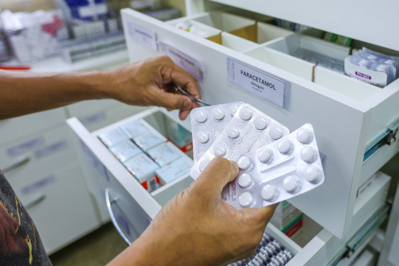 Foram distribuídos 400 milhões de unidades de remédios em 2025 nas farmácias da Prefeitura de Manaus (Foto: Clóvis Miranda / Semcom)
