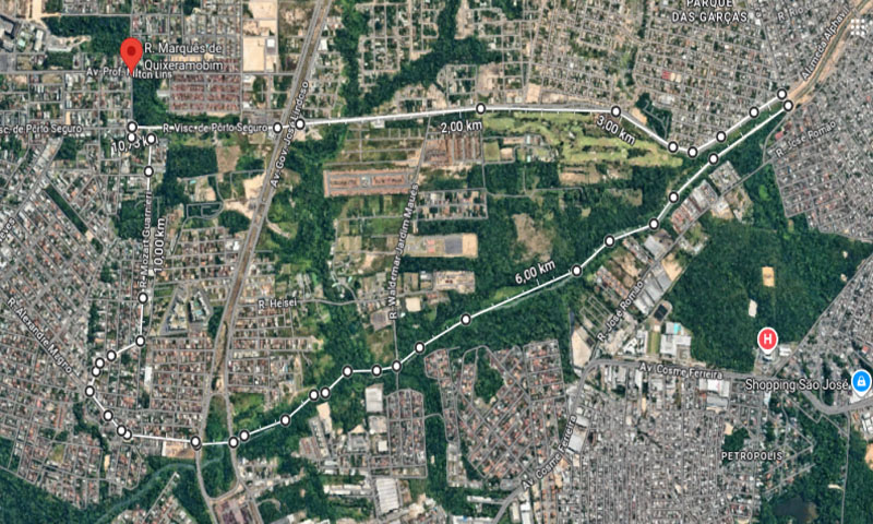 Delimitação do novo bairro Colônia Japonesa: inspiração na Liberdade (SP) (Imagem: Divulgação)
