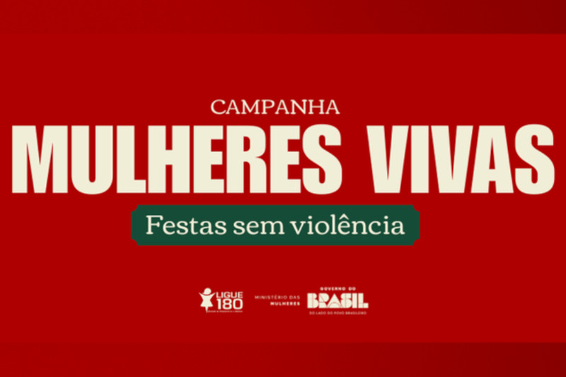 Cartaz da campanha: combate à violência contra a mulher (Foto: Agência Gov/;Divulgação)