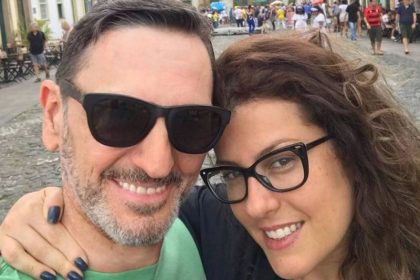 Paulo Miklos com a então esposa Renata Galvão: separação e acusações no processo de divórcio (Foto: @paulomiklos/Instagram)