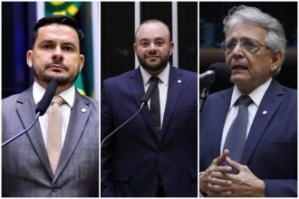 Alberto Neto, Fausto Júnior e Pauderney Avelino votaram para manter o mandato de Carla Zambelli (Fotos: Agência Câmara)