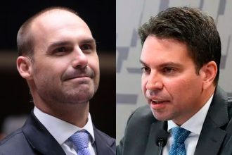 Eduardo Bolsonaro e Alexandre Ramagem